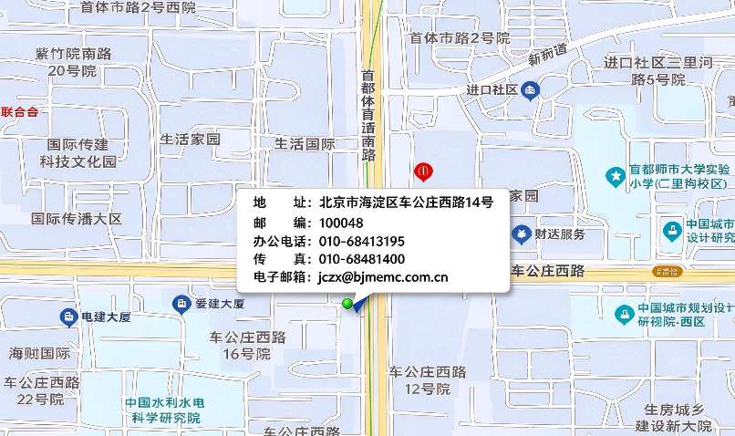 北京市生态环境监测中心位置图
